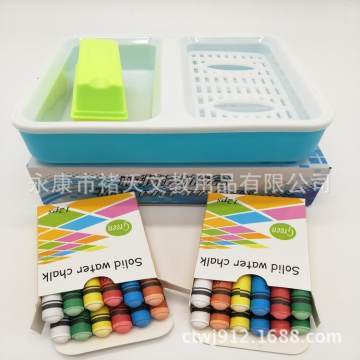 【睿星水溶性粉筆裹紙粉筆兒童涂鴉繪畫粉筆水擦粉筆裹紙標(biāo)粉筆