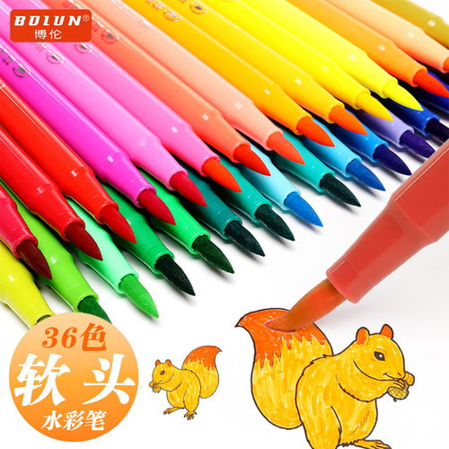 軟頭水彩筆繪畫套裝：兒童創意繪畫的理想選擇